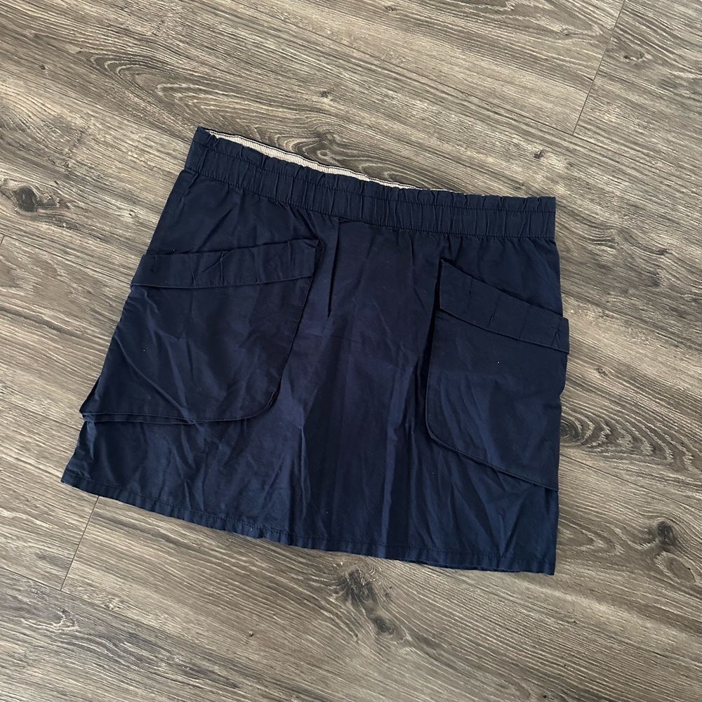 H&M Navy Blue Short Cargo Skirt